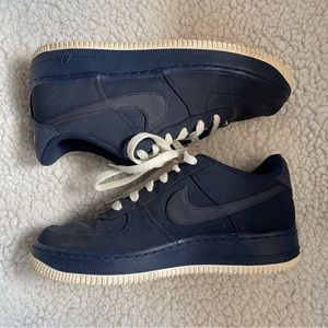Navy Nike Air Force 1s